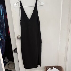 Lulu's Chic Black Backless Dress